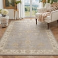 thumbnail image 3 of KUETH Modern 5x7 Area Rugs for Living Room, Non Slip Machine Washable Retro Rugs, Low Pile Chenille Print Rug for Bedroom, Dining Room, Home Office, 3 of 4