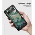 thumbnail image 5 of Ringke Fusion-X Case Compatible with Samsung Galaxy S10, Transparent Hard Back Shockproof Advanced Bumper Cover - Camo Green, 5 of 6