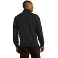 thumbnail image 2 of Sport-Tek TST253 Tall 1/4-Zip Sweatshirt, Black, 3XLT, 2 of 2