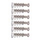 thumbnail image 1 of 2x 6 Unids / Set de Tornillos de Fijación de Soportes de Puente de Guitarra Eléctrica de Hierro Sunnimix Tornillos de montaje del puente de guitarra, 1 of 6