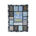thumbnail image 2 of Christian Gifts for Men, Dad, Brother, Him Blanket 60x50, 2 of 6