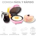 thumbnail image 4 of Mini Plancha Eléctrica Ligera y Práctica para Hot Cakes y Huevos | Superficie Antiadherente de Calentamiento Rápido | Ideal para Porciones Individuales | Diseño Compacto Fácil de Usar (rosa), 4 of 16