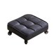 thumbnail image 4 of Taburete rodante cuadrado de baja altura Asiento de cuero de PU giratorio de 360  degree Impermeable Universal Resistente para el hogar Oficina Garaje Negro Sunnimix Asiento rodante bajo, 4 of 8