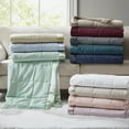 thumbnail image 5 of Full Down Alternative Blanket with Satin Trim, Queen Soft Lightweight Bed Blanket For All Season, Breathable Blanket for Home, Cream, 5 of 7