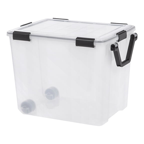 IRIS 103 Quart WeatherPro™ Storage Box, Clear