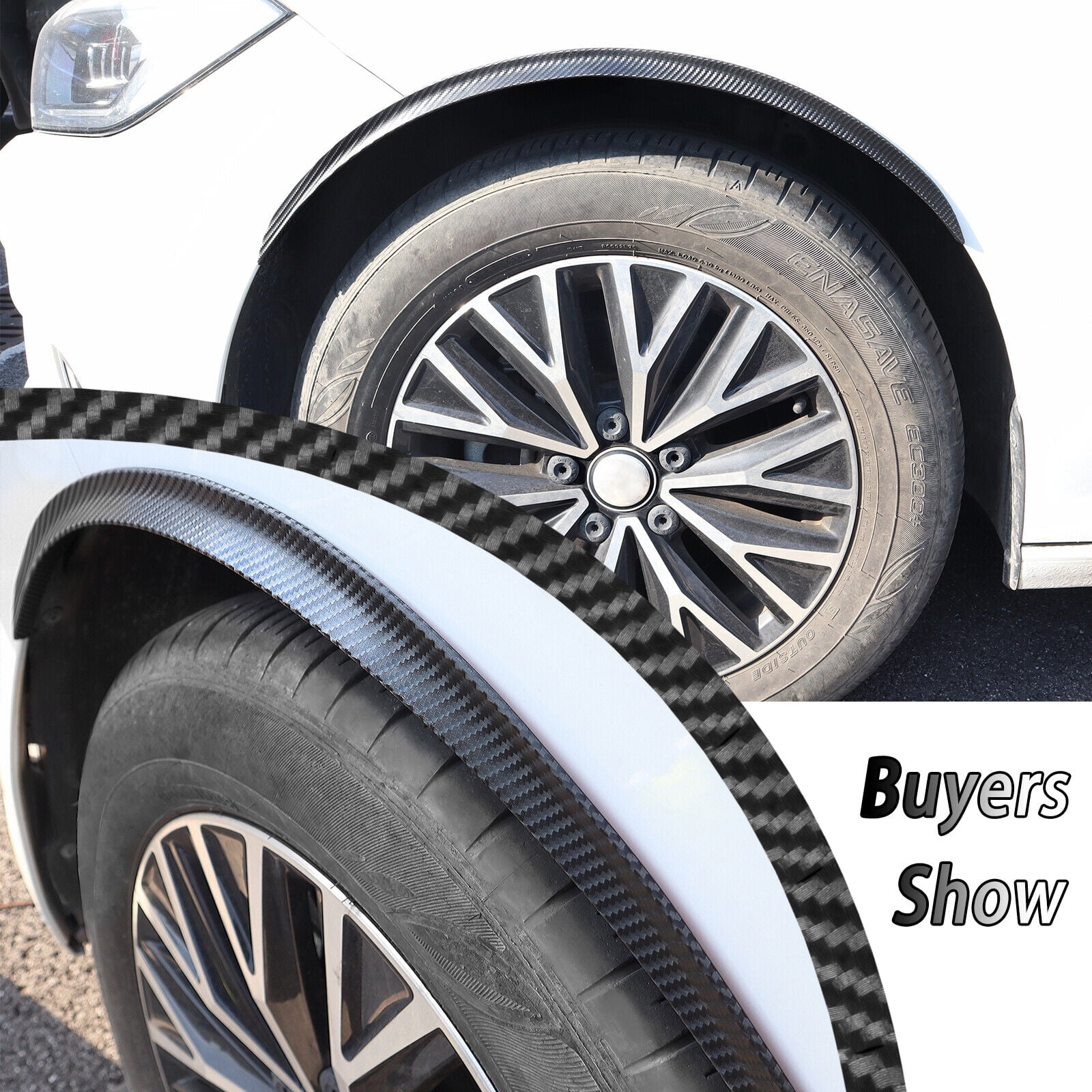 AUTOXBERT 2X 73cm Universal Car Fender Flares Extra Wheel