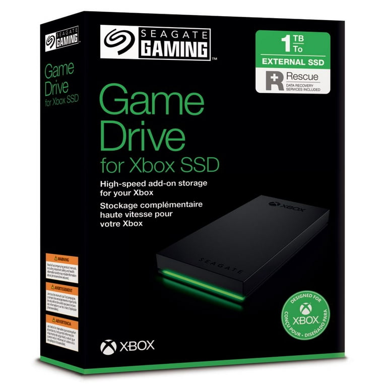 Seagate Game Drive for Xbox 1TB External USB 3.2 Gen 1 Solid State Drive  (STLD1000400)