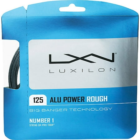 Luxilon Big Banger Power Rough Tennis String, Silver, 16L
