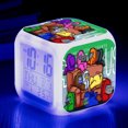 thumbnail image 1 of Reloj despertador LED luminoso con figura de juego, luz de escritorio con destellos coloridos para niños, reloj colorido que cambia de color, 1 of 9