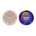 thumbnail image 1 of 2uds. Cabeza redonda de sello ornamental DIY Halloween para invitaciones de boda (wsj12), 1 of 5