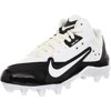 Nike Boy's Alpha Strike 3/4 TD Football Cleat, White/Black, 2.5 M Little Kid US