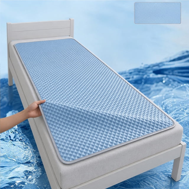 Rewenti Ice Silk Refrshing Mat Dormitory Breathable Refrshing Mat Summer Refrshing Mat Ice Silk Mat Bed Sheet Mattress for Home Use