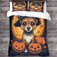 thumbnail image 1 of Likeej Dog Duvet Cover 3d Animal Printed Bedding Set 3pcs Microfiber Halloween Quilt Cover With Zipper Closure Double, 1 of 5
