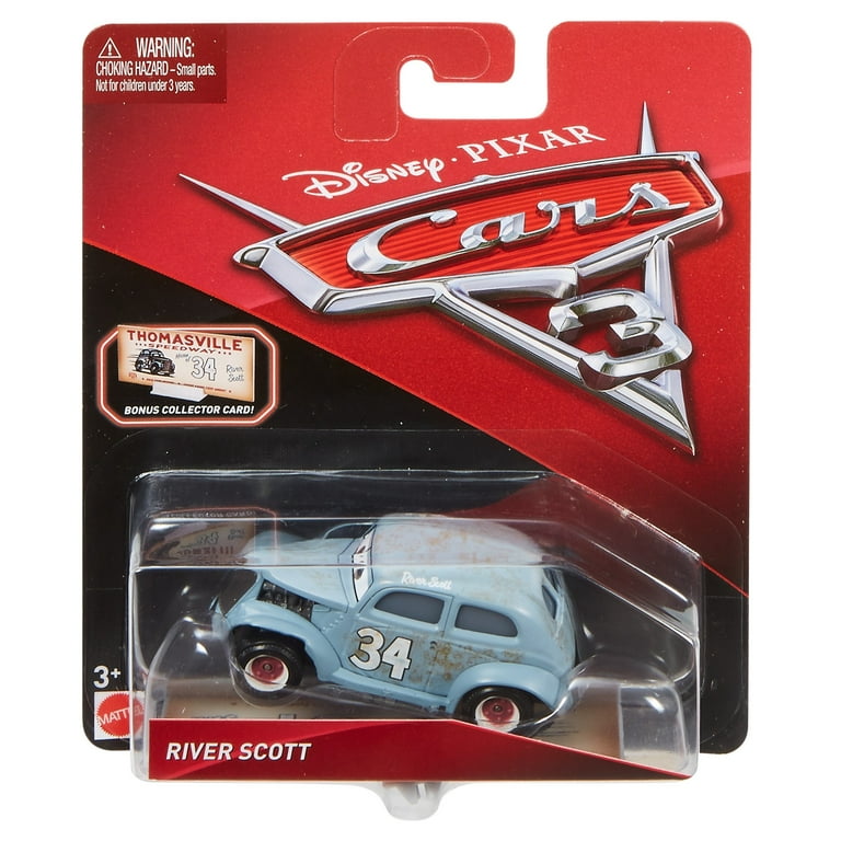 Disney Pixar Cars 3 River Scott with Accessory Diecast Vehicle Walmart