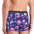 thumbnail image 3 of KLL Skull rainbow color Men's Cotton Boxer Briefs Underwear-Small, 3 of 8