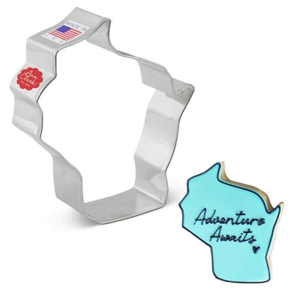 Ann Clark Wisconsin Cookie Cutter 4", Made in USA
