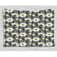 thumbnail image 1 of Aster Tapestry, Daisy Petals Artistic Branches Growth Foliage Flora Refreshing Nature, Wall Hanging for Bedroom Living Room Dorm Decor, 60W X 40L Inches, Earth Yellow Grey White, by Ambesonne, 1 of 2
