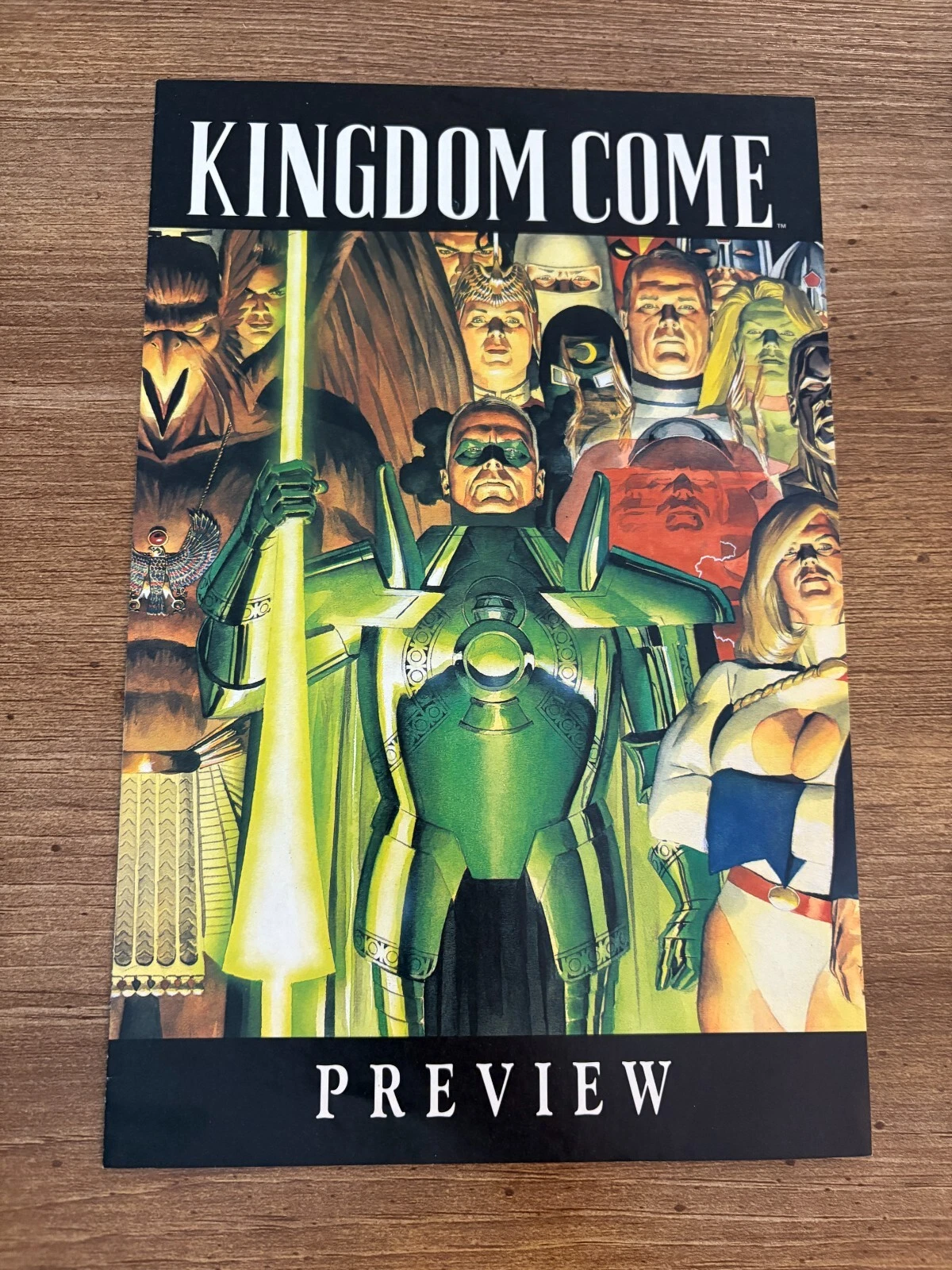 Kingdom Come PREVIEW Edition ISSUE Alex Ross Art