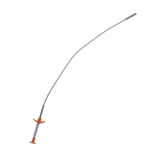 Kenally Colectores de pelo de acero largo y flexible, garra de recogida, herramienta de limpieza resistente al desgaste, baño, cocina, Hotel, Type2 NO2