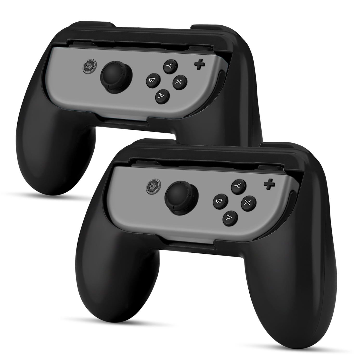 Joy-Con Grip for Nintendo Switch / OLED (2 Pack Black) Comfortable Grip