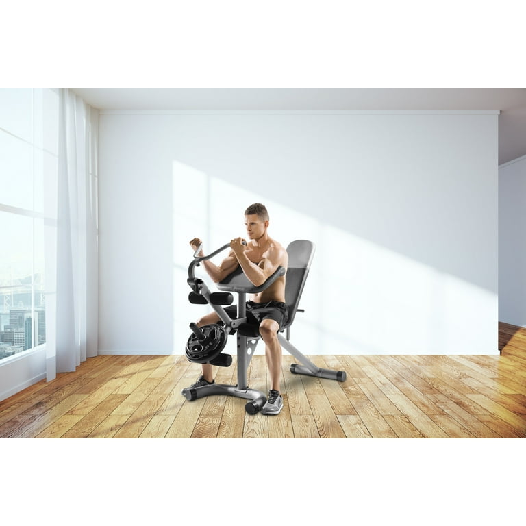 Weider XRS 20 Adjustable Olympic Bench with Set Press Removable Preacher Pad 610 Lb. Limit Walmart