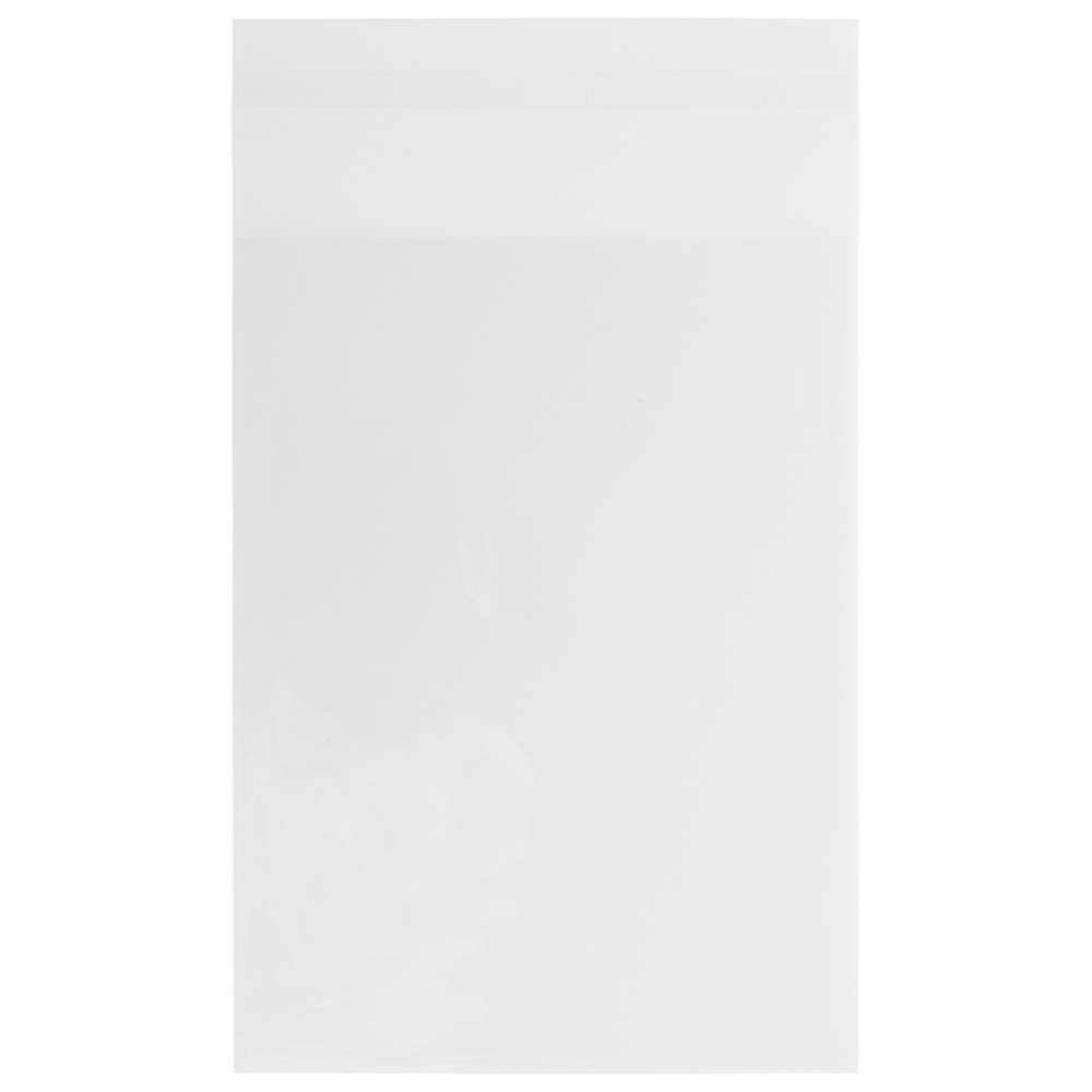 JAM Paper Cello Sleeves, 4 1/4" x 6 1/8", Clear, 100 Per Pack