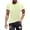 Light Yellow@GC@, variant on CONZONE Carnival Men's T-Shirts Short Sleeve T Shirts for Men Casual Crew Neck Striped Lightweight Tees Soft Cozy Athletic Tops