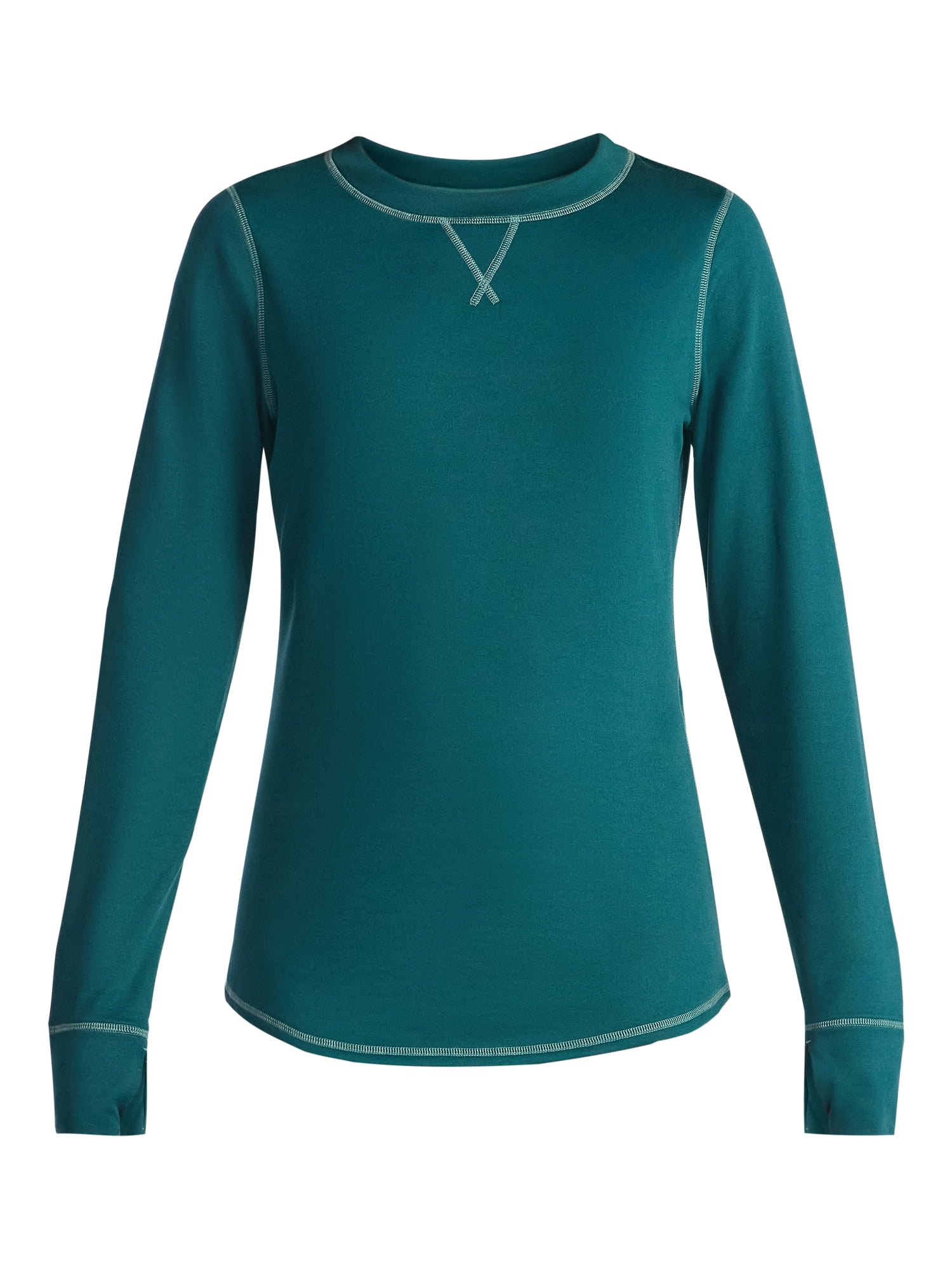 ClimateRight by Cuddl Duds Women's Brushed Comfort Top and Leggings Thermal Base Layer 2-Piece Set, Sizes XS-XXL