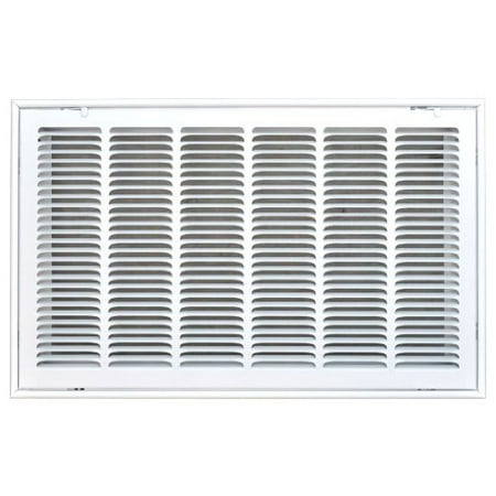 Speedi Grille Sg 2414 Fg 24 Inch By 14 Inch White Return Air Vent Filter Grille With Fixed Blades