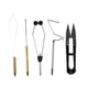 thumbnail image 3 of 5pcs Fly Tying Tools Combo Kit Fly Tying Vise Bobbin Holder Threader Needle Whip Finisher Scissors, 3 of 5