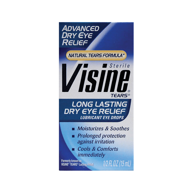 Visine Tears Long Lasting Dry Eye Relief 1/2 fl oz Liquid