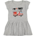 thumbnail image 3 of Inktastic I'm 2 Fire Truck 2nd Birthday Girls Toddler Dress, 3 of 5