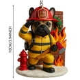 thumbnail image 3 of 2025 Firefighter Christmas Statue Decorations, Figurine Home Tabletop Decorations,Festive Firefighter Ornaments for Decorating Christmas Trees,Gifting to Firefighters, Colleagues or Loved Ones,A, 3 of 9