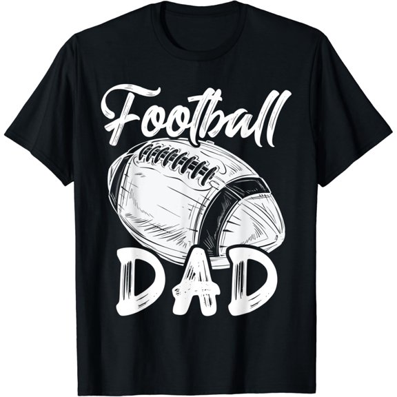 Football Dad For Him Men Family Players T-Shirt