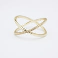 thumbnail image 1 of Fay Gold X Ring, 1 of 2