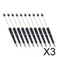 thumbnail image 1 of Bolígrafos Creativos Baoblaze 3x10 Piezas Roller DIY Negro, 1 of 8