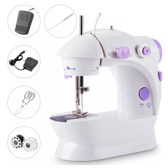 Máquina de Coser Portatil Mini BLOOSOM El Hogar De Coser Eléctrica