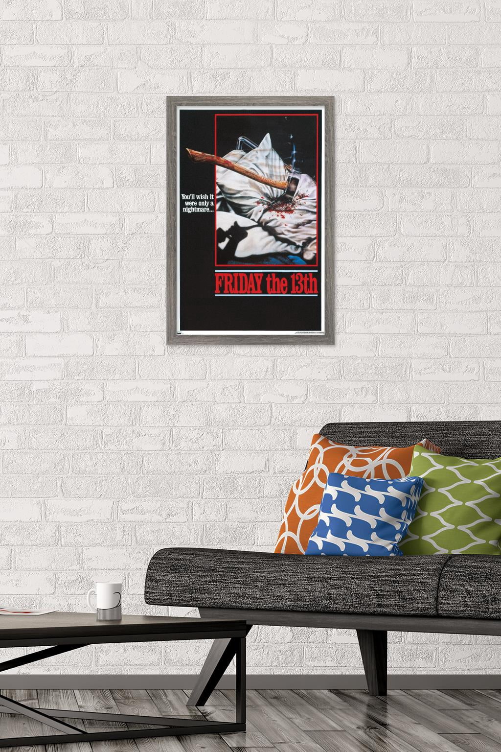 Friday The 13th - One Sheet Wall Poster, 14.725" x 22.375" Framed