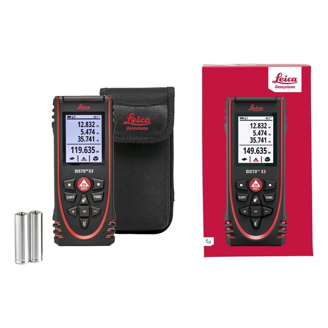 Medidor de distancia láser Leica Geosystems LEIAD 850834 Leica Disto x3