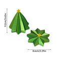 thumbnail image 3 of 3D Printed Stretch & Press Christmas Tree Radish Tower - 3.62inch Tall Magical Stress-Relief Holiday Decor Toy（gold）, 3 of 5