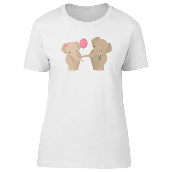 Cute Baby Elephants Tee Women's -Image by Shutterstock