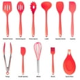 thumbnail image 3 of MegaChef Red 12 Piece Silicone Cooking Utensils, 3 of 7