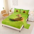thumbnail image 2 of Erosebridal Brown Capybaras Full Size Sheets,Funny Mouse Rodent Bed Sheets For Capybara Lovers 4-Piece, 2 of 6