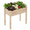 Wood, variant on LIFERECORD Wooden Raised Garden Bed with Legs, 48"L X 24"W X 30"H, Elevated Reinforced Large Planter Box for Vegetable Flower Herb Outdoors, Wood