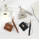 thumbnail image 4 of Mini llavero de cuero sintético para bolso, monedero, llavero con anilla para auriculares, pequeño accesorio para llavero, 4 of 9