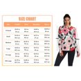 thumbnail image 3 of FORMRS Womens Long Sleeve Shirts UPF 50+ Sun Protection Quick Dry Fishing Hiking Tops, Size S-2XL, Pink and Red Flowers, 3 of 8