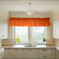thumbnail image 3 of Solid Poplin Window Valance 58" Wide Orange, 3 of 6