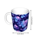 thumbnail image 2 of Yiaed crystal Skull flower star Print Ceramics Coffee,Large Handle Design,Extra Large Tea and Coffee Cup for Office and Home Mugs, 2 of 6