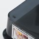 thumbnail image 4 of Organizador de huevos para refrigerador con diseño autoenrollable, contenedor apilable de 2 capas con capacidad para 24 huevos, bandeja dispensadora de plástico transparente y contenedor en blanco,, 4 of 7