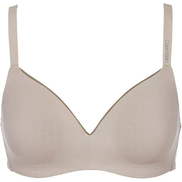 Calvin Klein Women's Perfectly Fit Wire-Free Lounge Bra, Raspberry, X-Small  at  Women's Clothing store